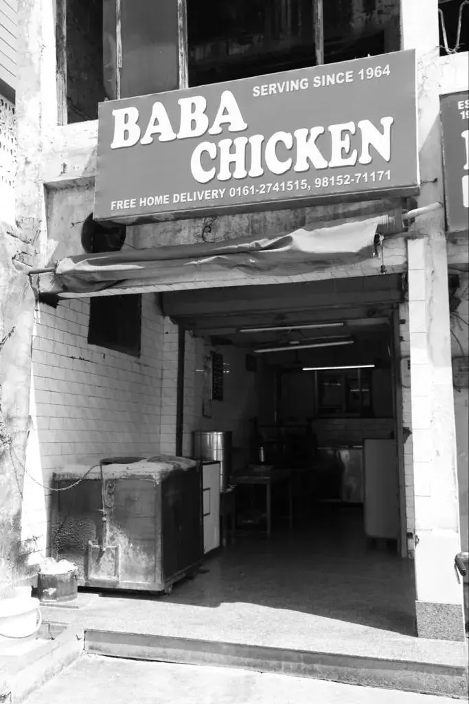 Baba's Chicken original restaurant from 1962 - S. Himmat Singh (Baba Ji) started humble eatery in Punjab